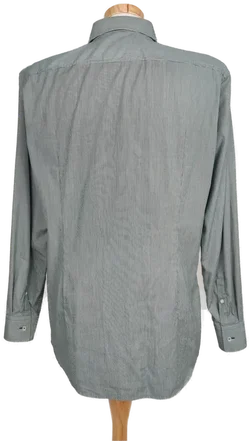 Hugo Boss Herren Hemd, blau/weiß - Gr. M  - Bild 3