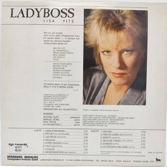 Vinyl LP - Lisa Fitz - Ladyboss – Bild 2