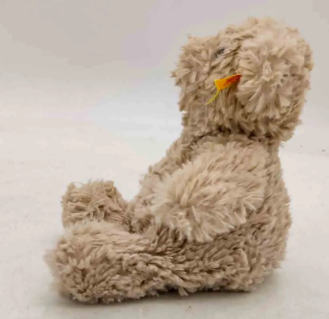 Original Steiff Teddybär Fynn 18cm Beige Zottelplüsch Knopf im Ohr – Bild 3