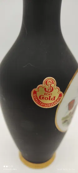 Andenken Vase - Regensburg mit 24 K Gold - Bild 5