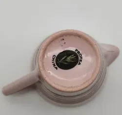 Milchkanne, Keramik, rosa  - Bild 2