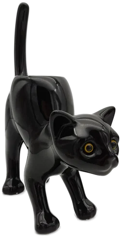 PartyLite Teelichthalter Schwarze Katze | Wie Neu - Bild 2