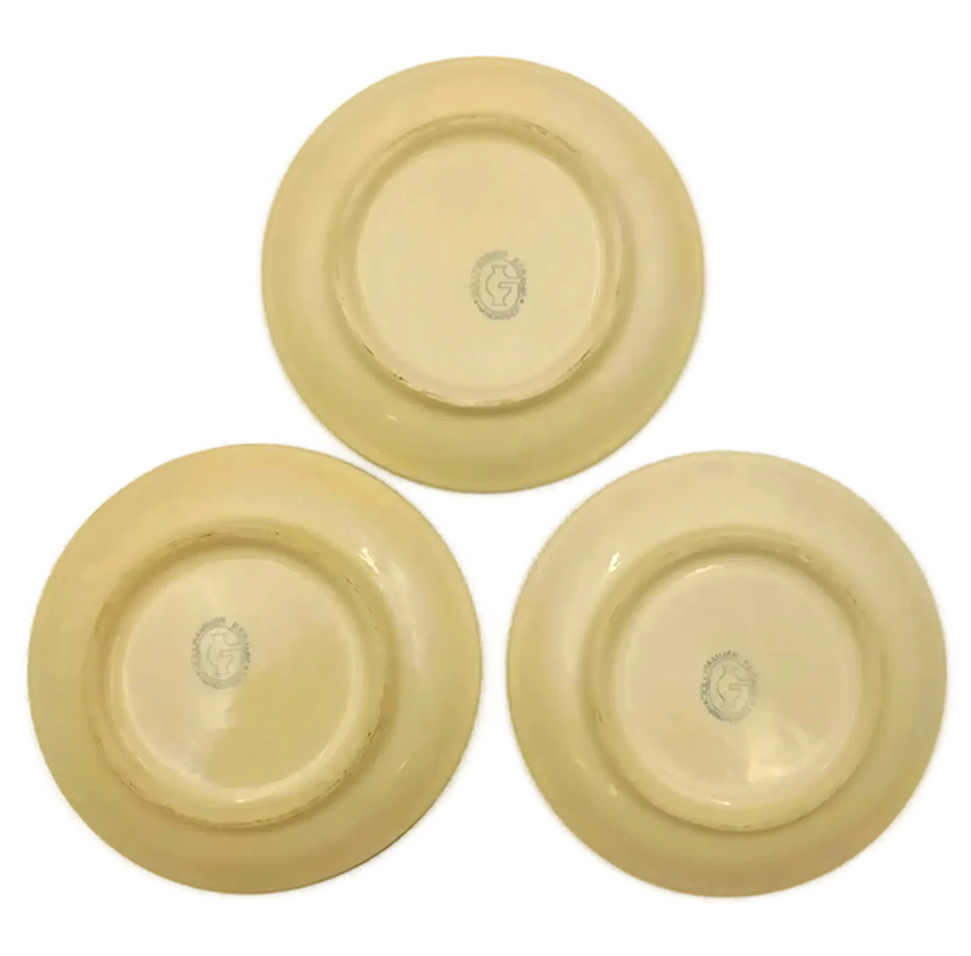 Gollhammer Keramik creme/braun - Kaffeetassen mit Untertassen Set 6-teilig – Bild 7