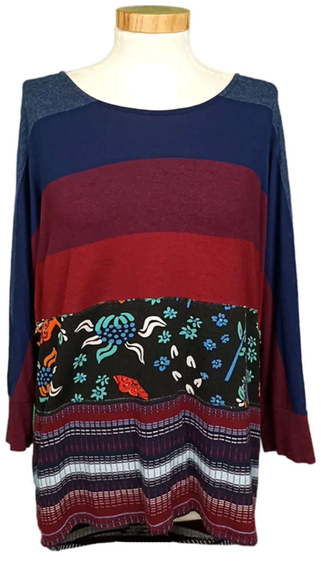 Desigual Damentop gemustert Gr. S - Bild 1