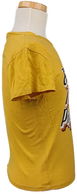 FASHION NOVA Kinder T-Shirt mit Aufdruck gelb - Gr. 111-116 - Bild 2