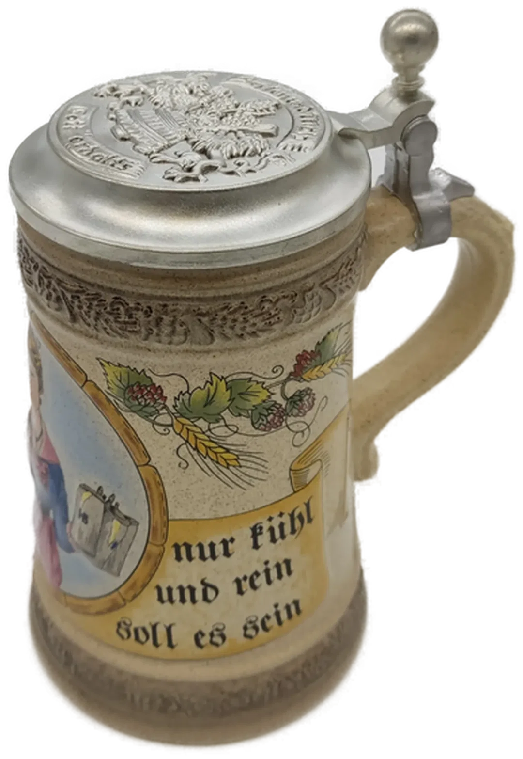 GERZ Steinzeug-Bierkrug in Originalverpackung – Bild 5