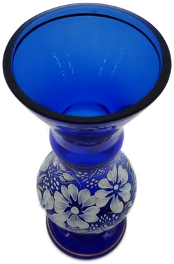 Blumenvase, blau - Bild 2