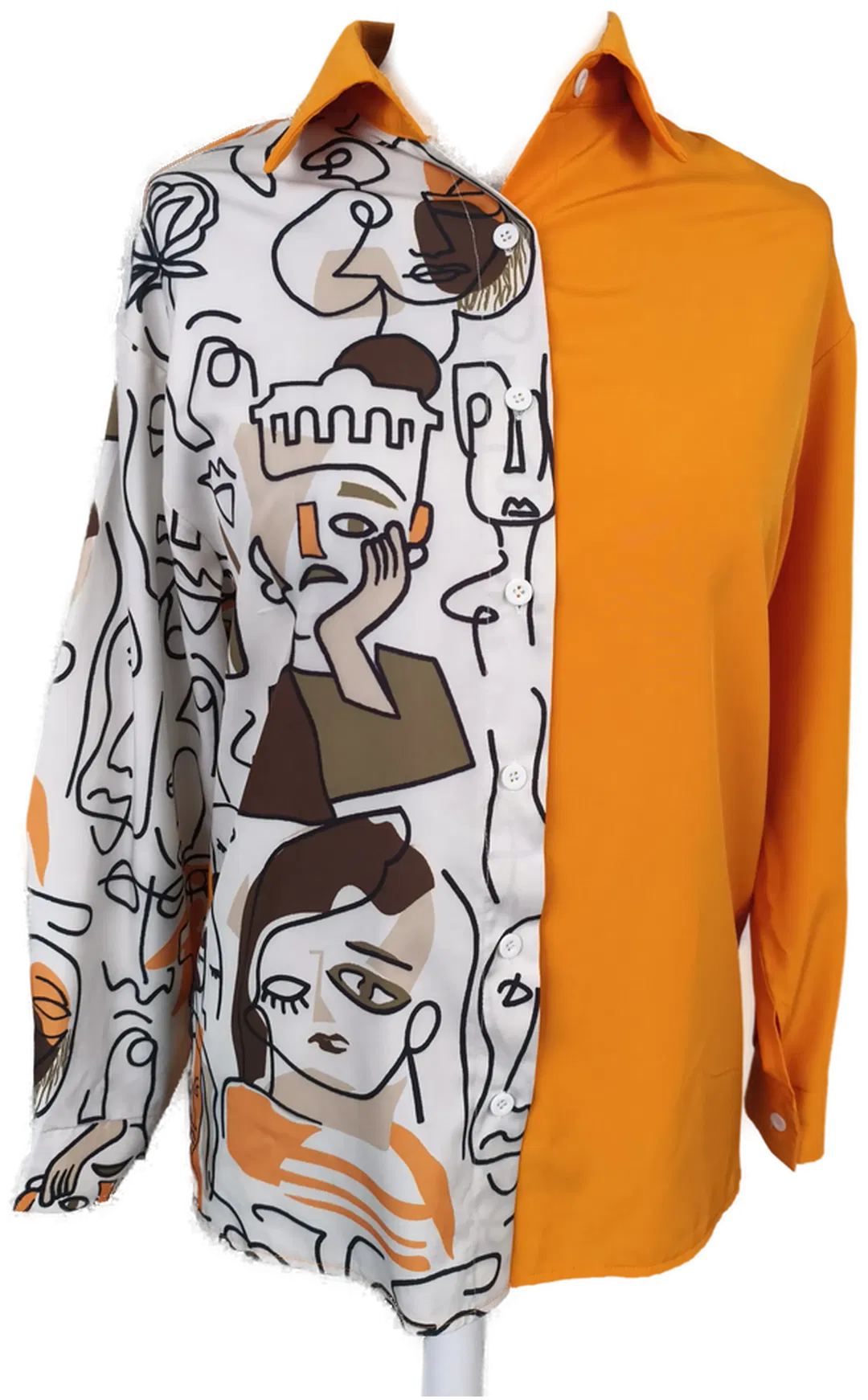 Damenbluse, Shein, Gr. 34, oversize - Bild 4