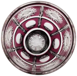 Böhmischer Kristallbecher Bleikristall Transparent | Sammlerstück - Bild 3