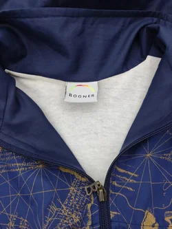 Bogner Damen Jacke Blau/Gold, Gr. S, Vintage - Bild 3