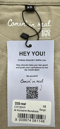 Erdbär/Comin'in real - Damen T-Shirt - Gr. XS - Bild 4