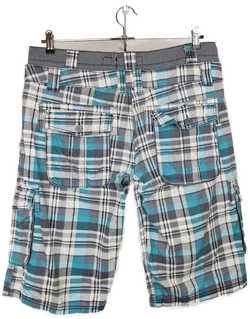 Sublevel Herren Shorts grau/blau/weiß kariert - M/34 - Bild 2