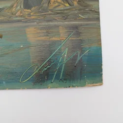 Öl-Malerei einer Landschaft - Bob Ross Technik / ohne Bilderrahmen! - Bild 2