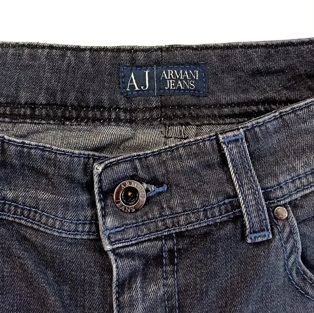 Armani Jeans Damen Jeans dunkelgrau Gr. 30 – Bild 3