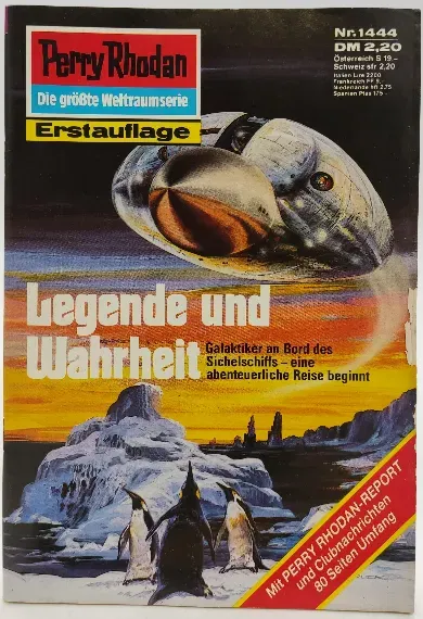 Romanheft Perry Rhodan Legende und Wahrheit Erstauflage Nr.1444 - Bild 1