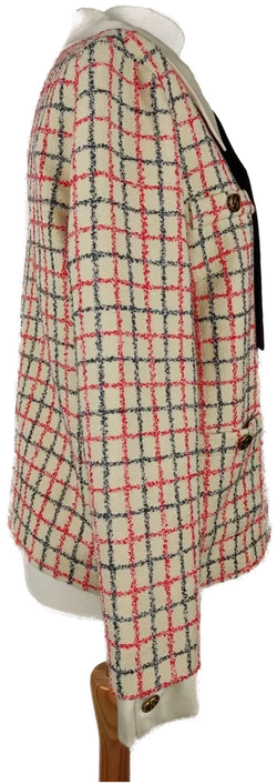 Gucci Tweed-Blazer mit Schleife Größe 40 / L – Vorschau 3