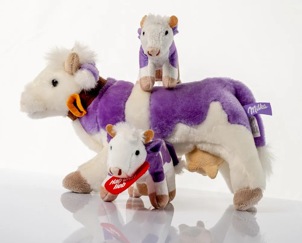 3 Plüschkühe Milka  – Bild 4