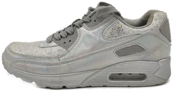 Guess Damen Sneaker silber glänzend - Gr. 39,5 - Bild 1