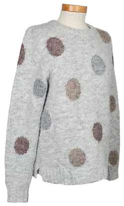 FREE/QUENT Damen Pullover, grau - Gr. M  - Bild 2