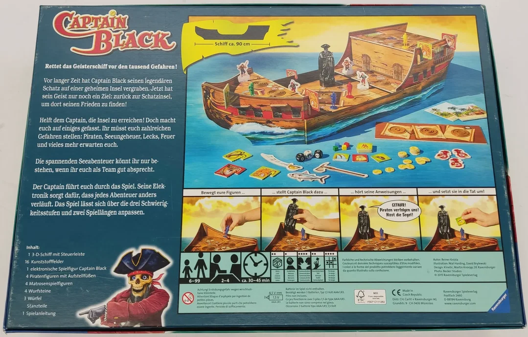 Ravensburger "Captain Black" Rettet das Geisterschiff vor den tausend Gefahren! – Bild 6