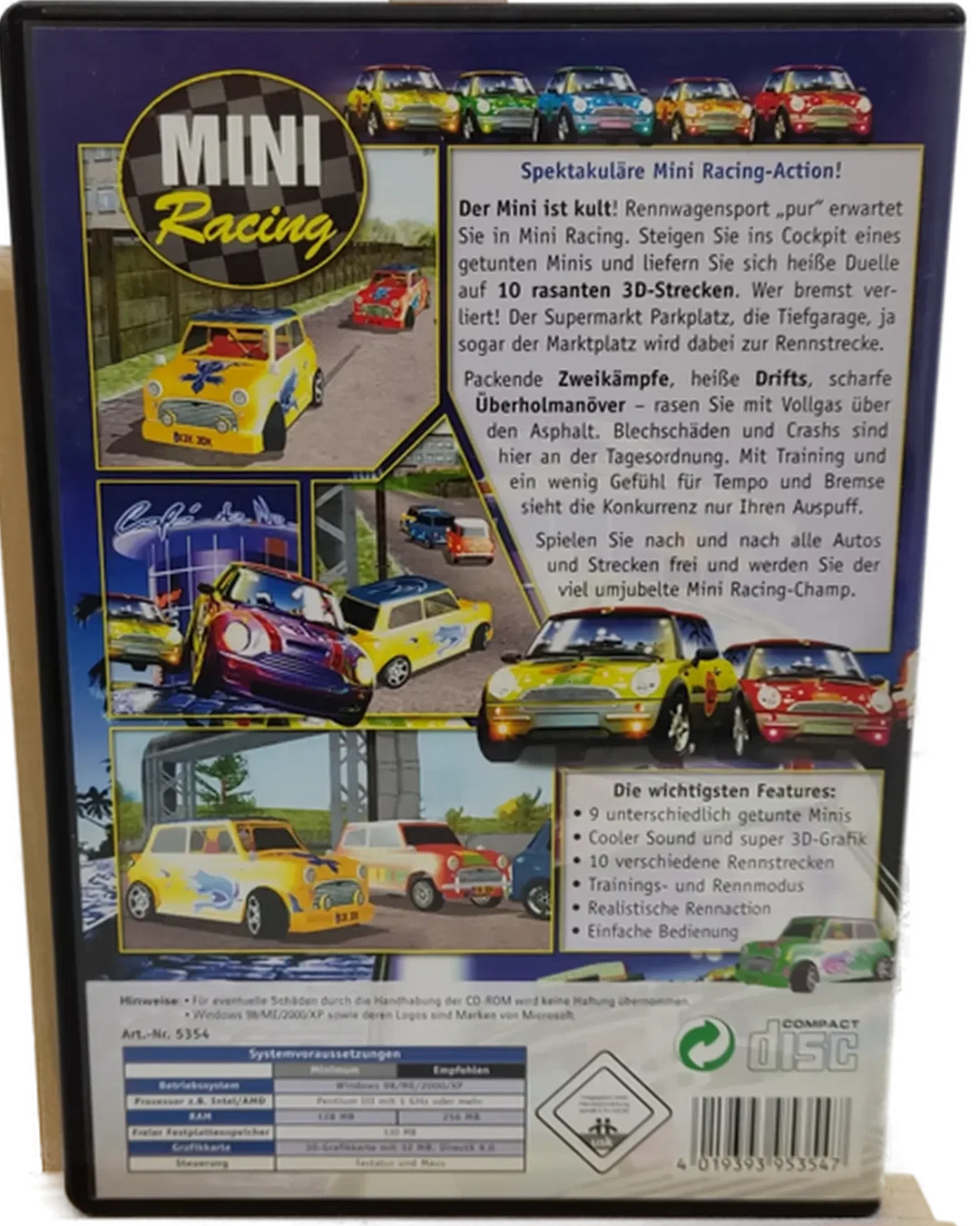 PC Game CD-ROM Mini Racing – Bild 2