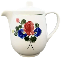 Lilienporzellan Austria - Alpenflora Kaffeekanne  - Bild 2