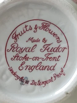Royal Tudor 'Fruits & Flowers' Kaffee- und Teeservice Keramik | Englischer Schatz – Vorschau 21