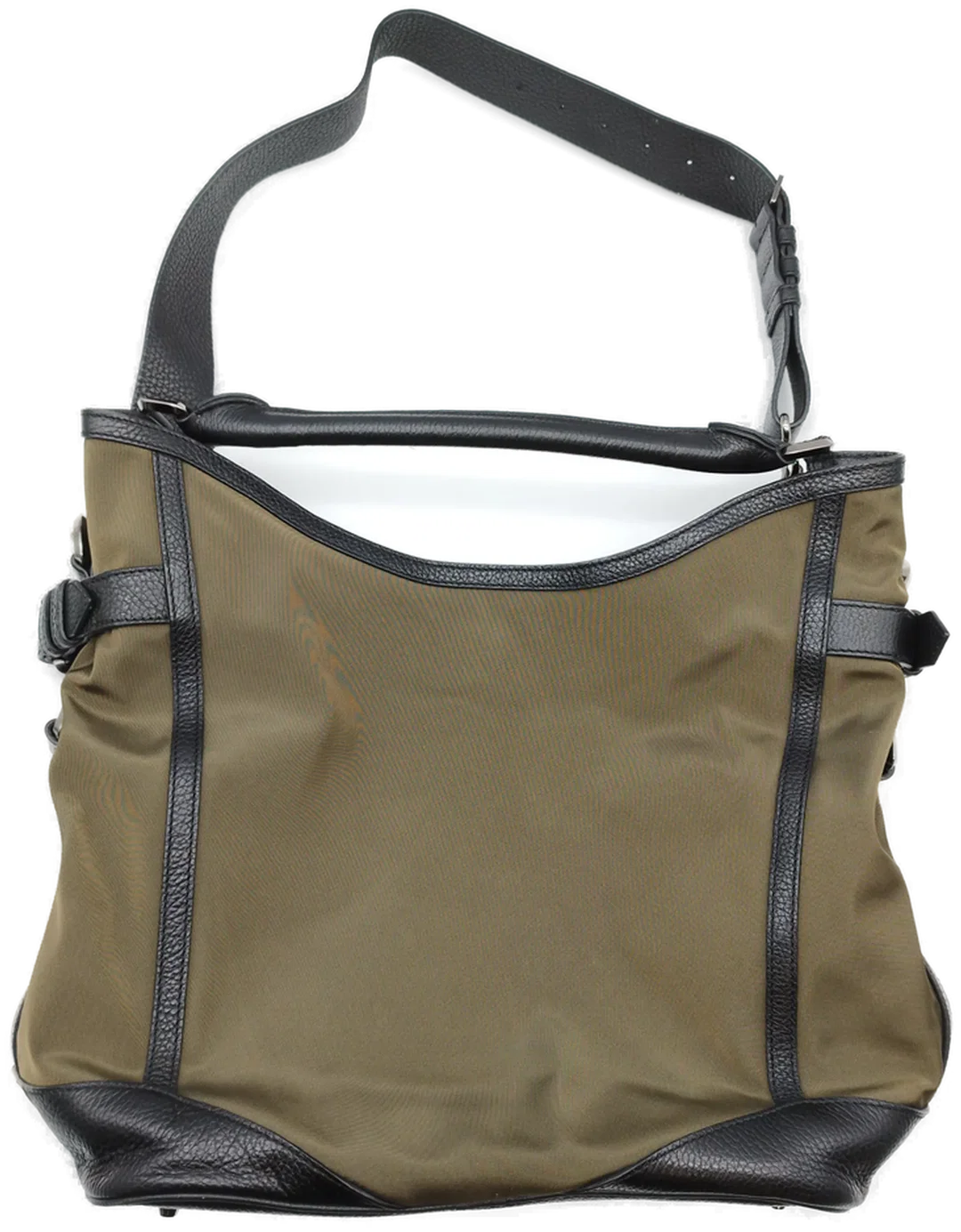 Burberry Tote Bag | Leder/Nylon | Olivengrün – Bild 9
