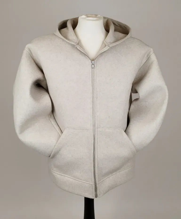 Zara Grauer Hoodie - ca. Gr. S / 100% Polyester - Bild 1
