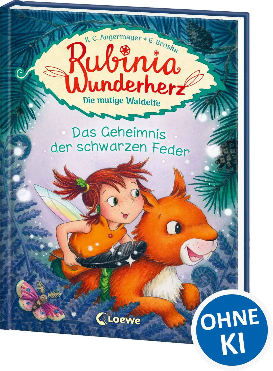 Rubinia Wunderherz, die mutige Waldelfe (Band 2) - Das Geheimnis der schwarzen Feder - Karen Christine Angermayer - Bild 1
