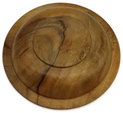 Handgeschnitztler Holzteller - Bild 2