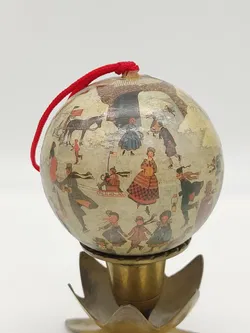 22 Stk. Old Fashioned Decoupage Weihnachtskugeln - Bild 2