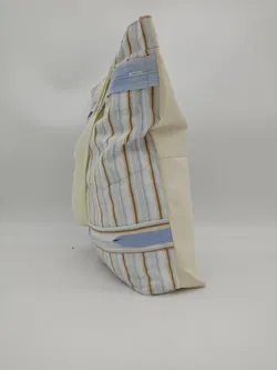 Tragtasche Stoff mehrfarbig + Henkel - Bild 2