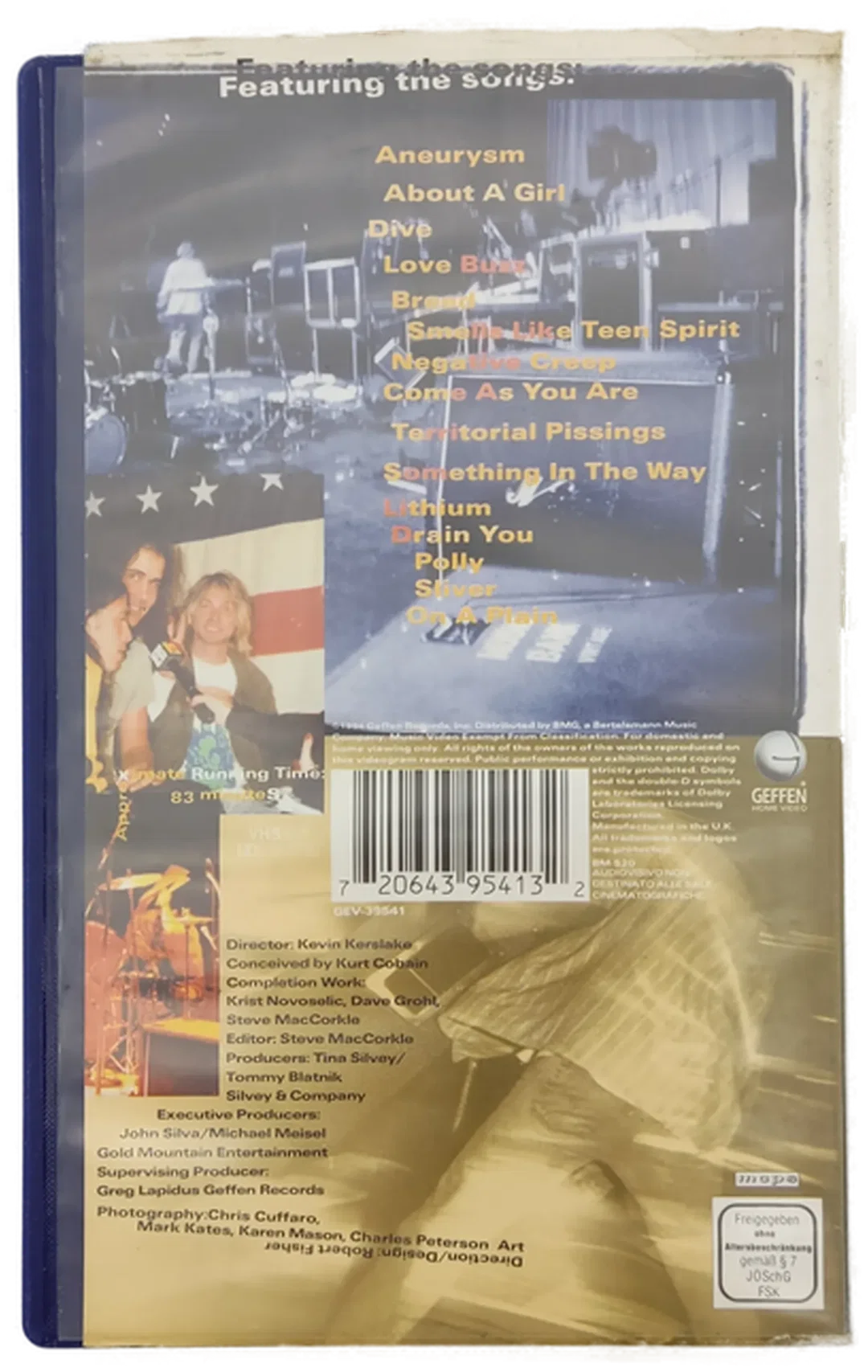 VHS "Nirvana Live! Tonight! Sold Out" – Bild 2