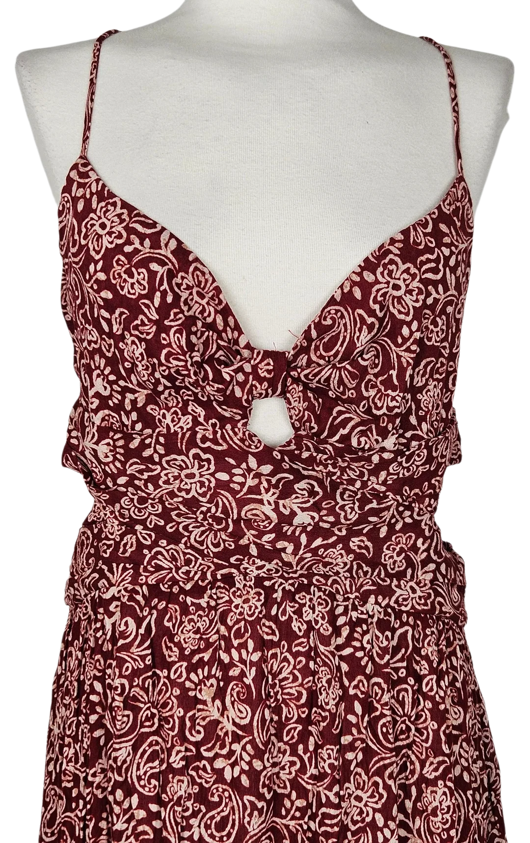 ZARA Damen Maxikleid, rot - Gr. XS – Bild 4