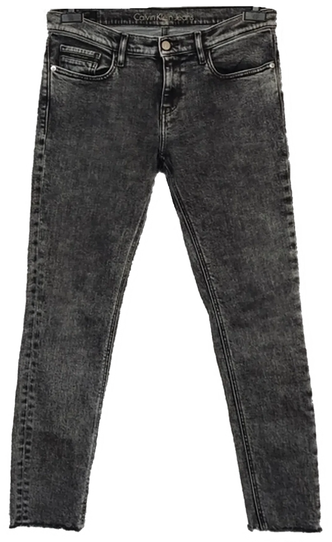Calvin Klein Damen Jeans grau Gr. M - Bild 1