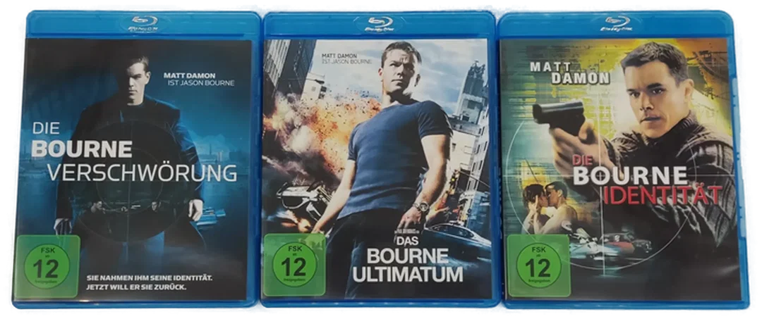 Blu-Ray 3 Disc's Die Ultimative Bourne Collection 3- Disc Edition mit Matt Damon, ...... – Bild 4