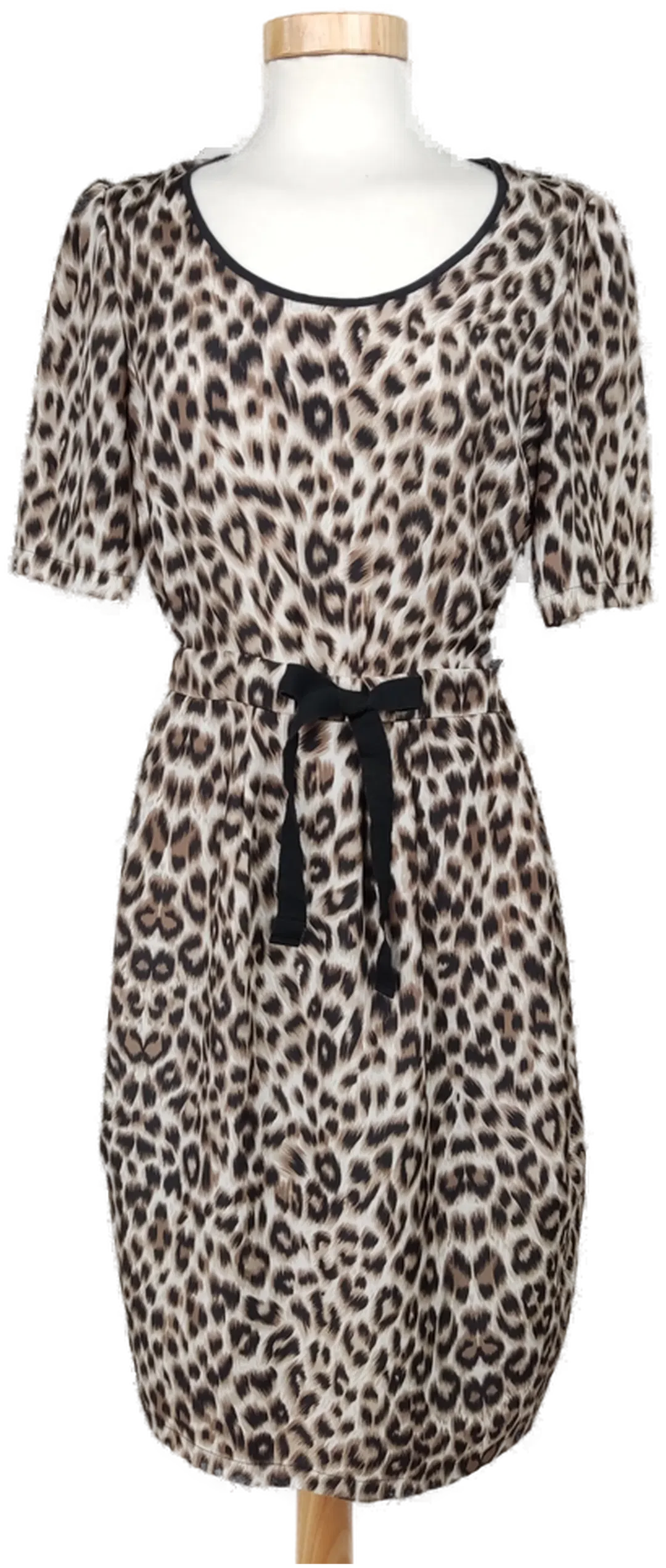 Gerard Darel Damen Kleid, beige/schwarz - Gr. L  - Bild 4