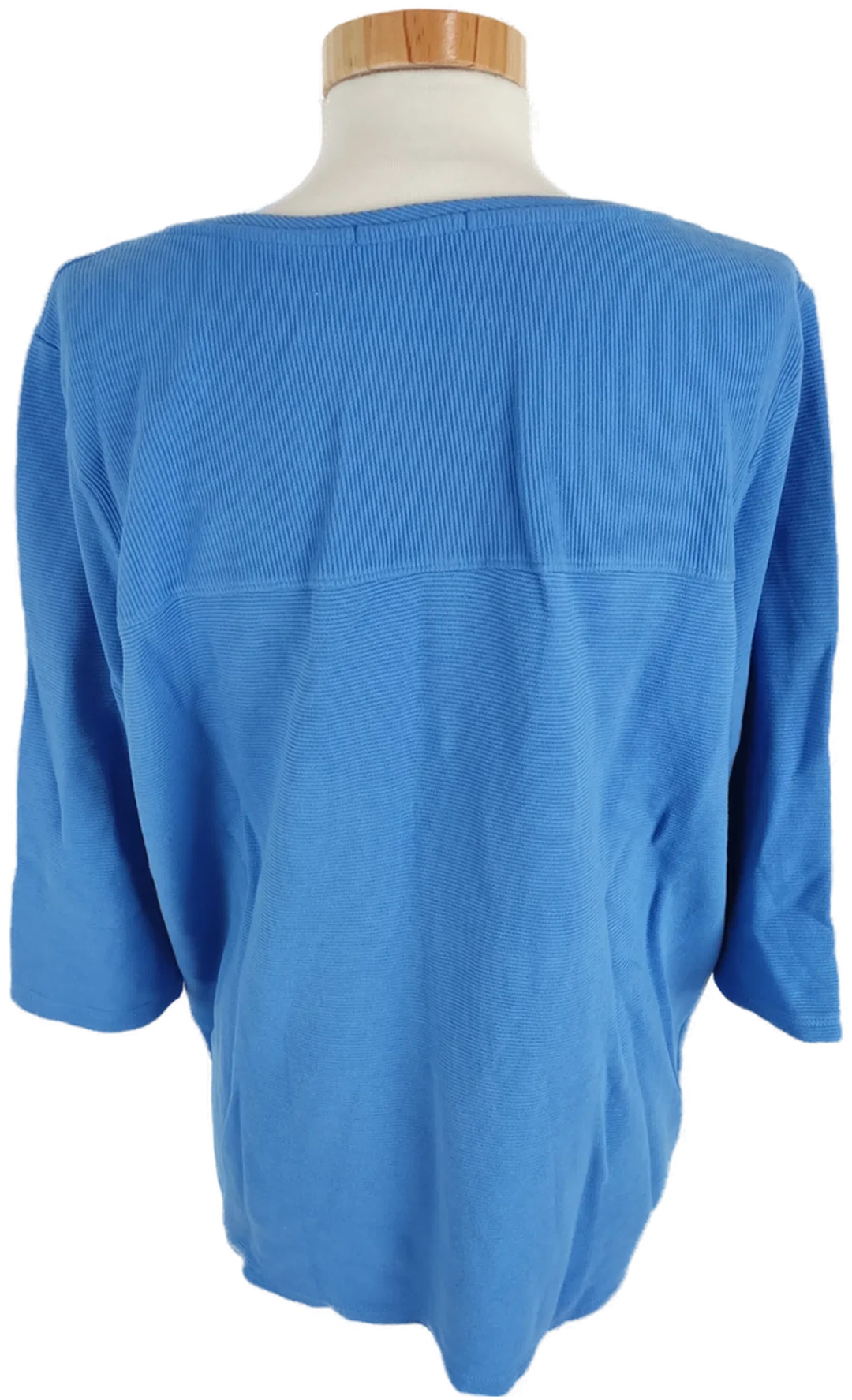 Pullover "Cecil", dreiviertelarm mit Rundhalsausschnitt, blau, Größe XL – Bild 3