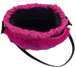 Max V. Kœnig Damen Handtasche, pink - plüsch - klein - Bild 4