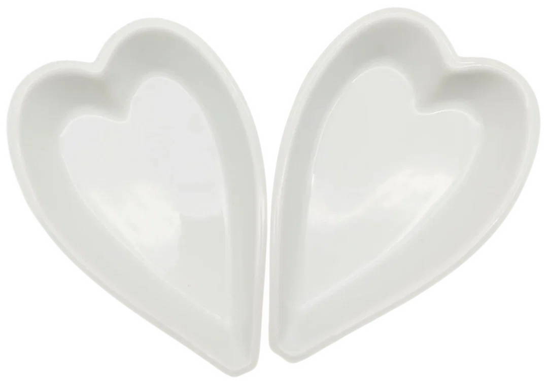 Herzförmige Schalen - zum Aufbewahren / Dekoration - Bild 1