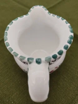 Gmundner Keramik Milchkanne Blumenmotiv | Landhaus-Charme – Vorschau 4