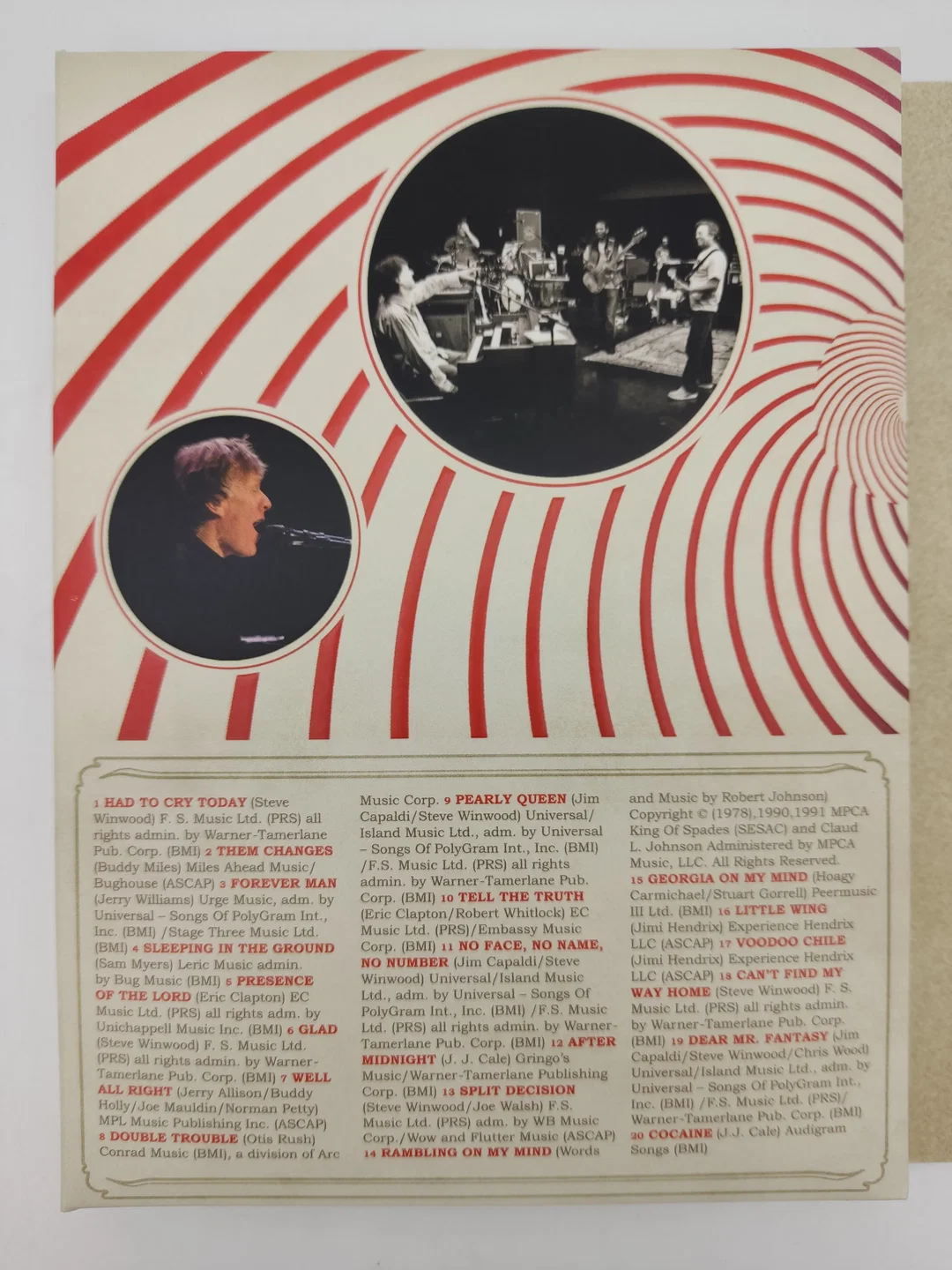 DVD - Eric Clapton and Steven Winwood - Live From Madison Square Garden  – Bild 5