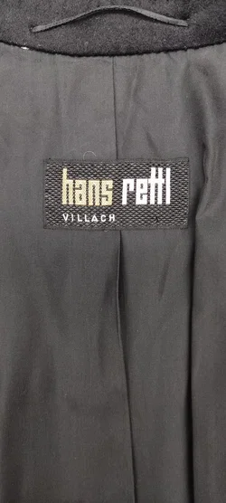 Hans Rettl Herren Anzug schwarz/grün Gr. 54 - Bild 4