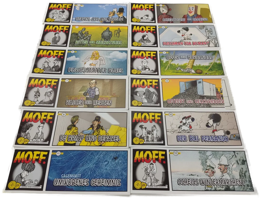 MOFF. Comic-Heft Konvolut 2020 12 Teile vollzählig in Mappe  – Bild 3
