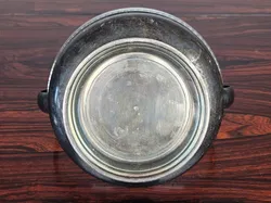 Vintage ES Messingkorb mit Galseinsatz - Durchmesser ca. 18,5 cm  - Bild 9