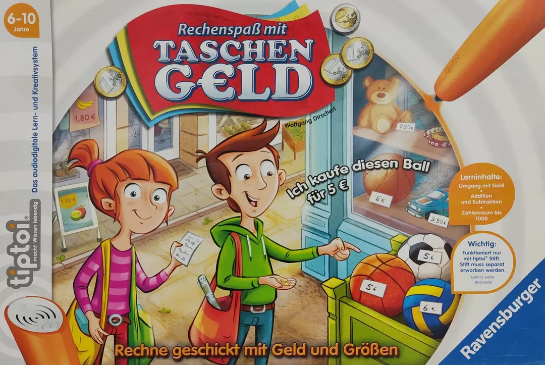 tiptoi® Rechenspaß mit Taschen Geld - Lernspiel - Ravensburger - Bild 4