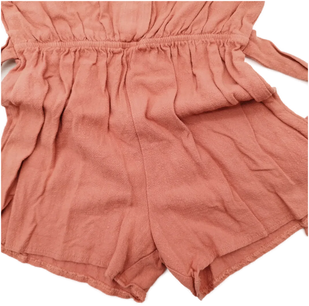 Primark Kinder, Jumpsuit kurz, Gr. 122/128, lachsrosa  – Bild 3
