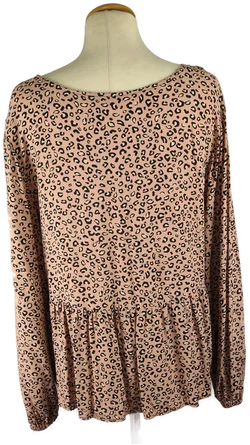 Damen-Shirt Clockhouse Viskose Gr.44 Animal Print | Sommer-Statement – Vorschau 2
