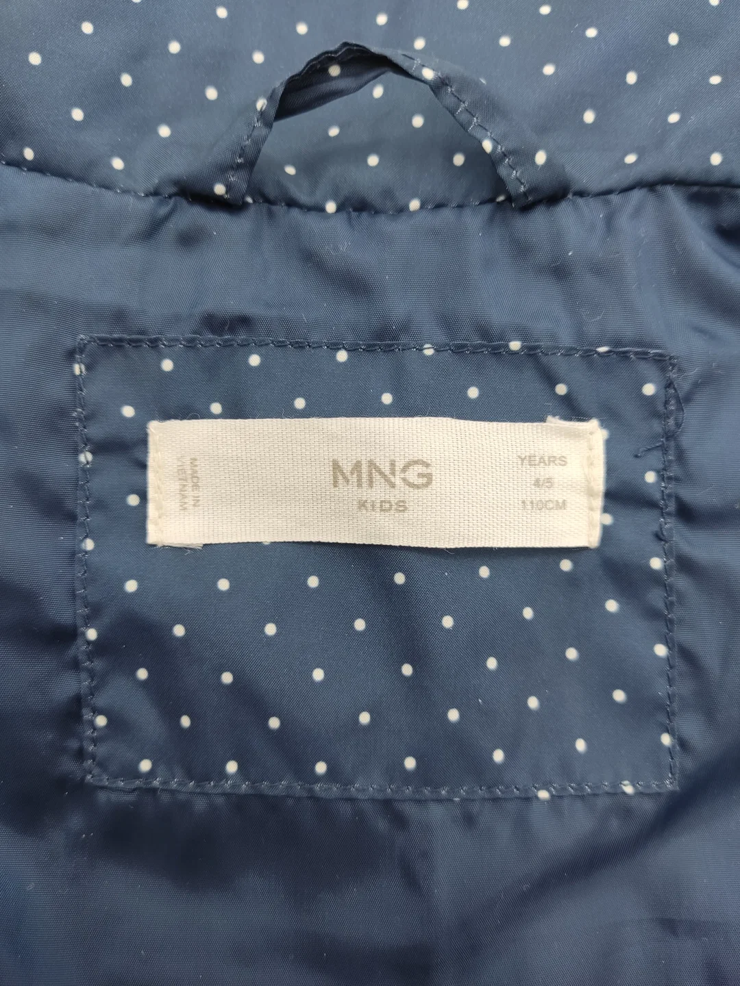 Mango Kinder Jacke blau Gr.110 – Bild 5